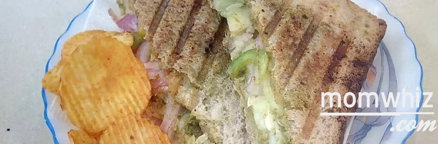 Grilled Sandwich (Bombay Style)